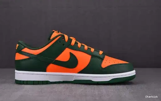DD1391-300 Low Dunk Hurricanes Miami Nike 0706
